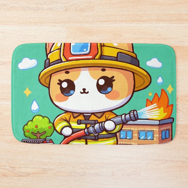 Item preview, Firefighter Kitten: Water Goes! designed and sold by Gacram.