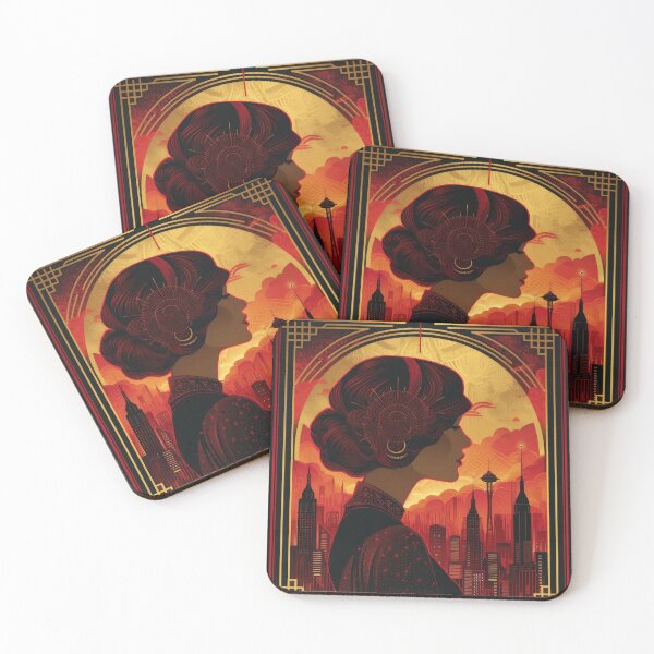 Item preview, Art Deco gold designed and sold by ArtHouseNiklas.