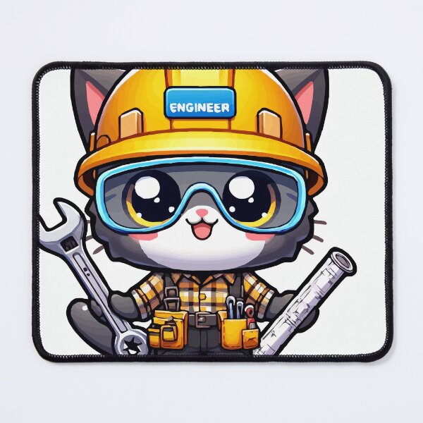 Item preview, The Engineer Kitten: Building Dreams! designed and sold by Gacram.