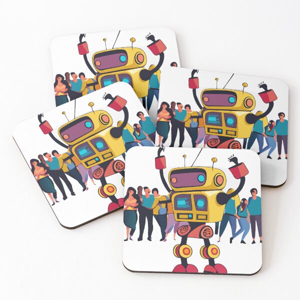 Item preview, robot dancing in club bauhaus designed and sold by ericrautenbach.