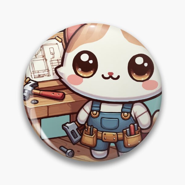 Item preview, The Builder Kitten: Meows and Hammers! designed and sold by Gacram.