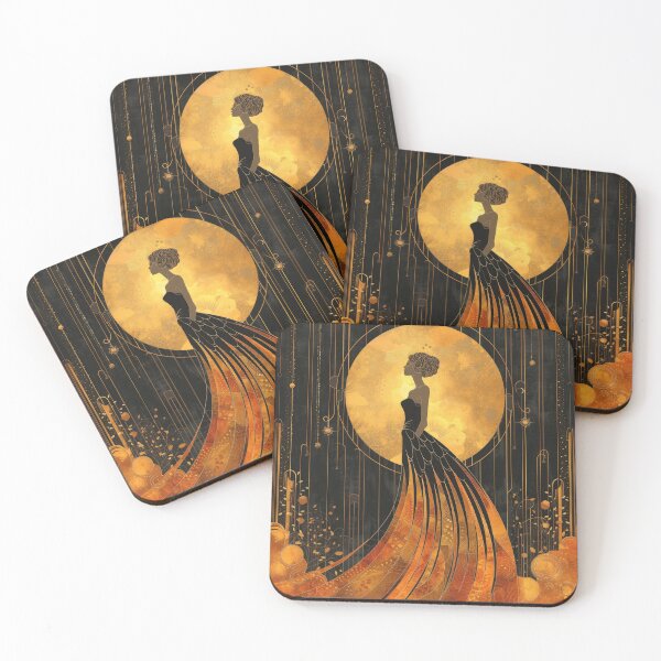 Item preview, Art Deco gold designed and sold by ArtHouseNiklas.
