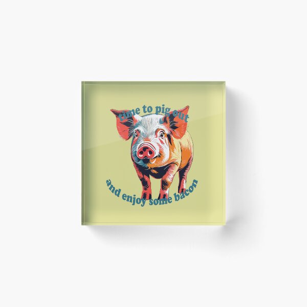 Item preview, Time To Pig Out on National Pig Day designed and sold by taiche.