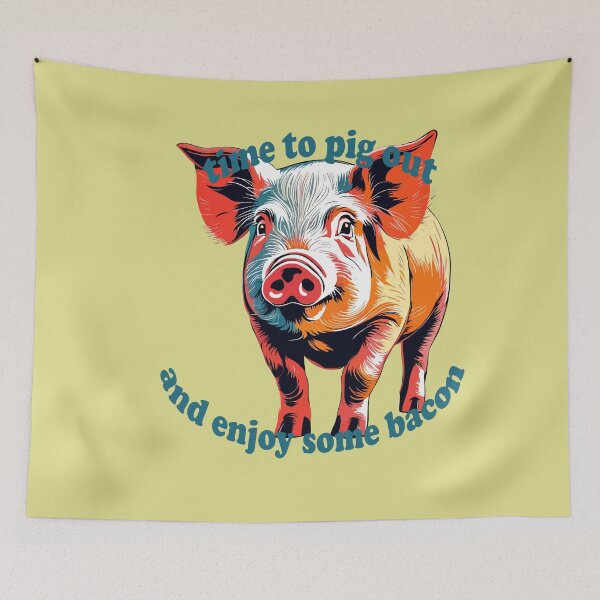 Item preview, Time To Pig Out on National Pig Day designed and sold by taiche.