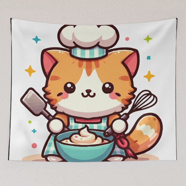 Item preview, The Chef Kitten: Meows and Meringues! designed and sold by Gacram.