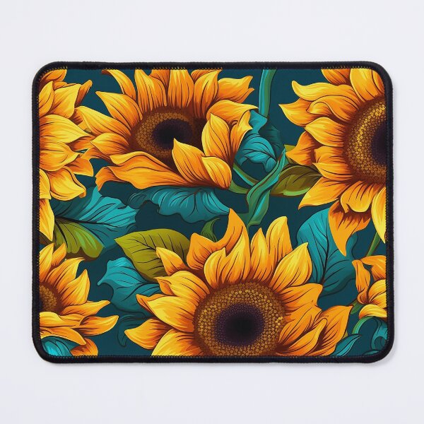 Item preview, Sunflower Medley Floral Pattern designed and sold by NikkofTime.
