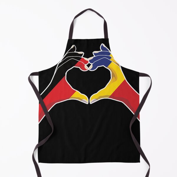 Item preview, Romania Romanian Germany German Love Heart Peace designed and sold by FlagX.