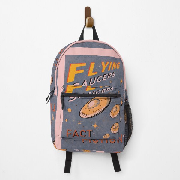 Item preview, Flying saucers - fact or fiction? retro poster designed and sold by PurplePajamas.