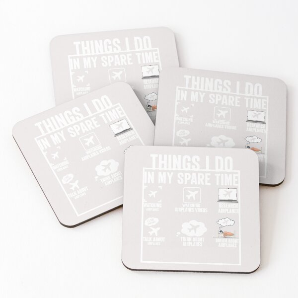 Item preview, Things I Do In My Spare Time Funny Airplanes Retro Vintage designed and sold by roboartpixel.