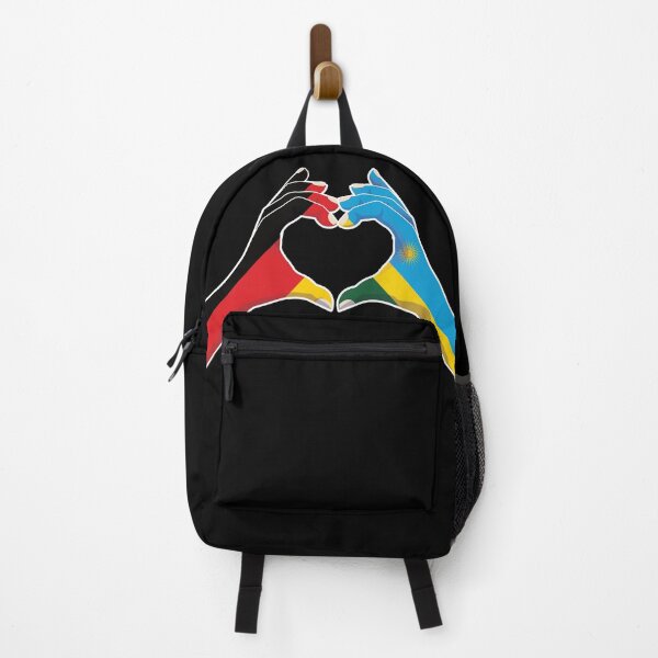 Item preview, Rwanda Rwandan Rwandese Germany German Love Heart Peace designed and sold by FlagX.