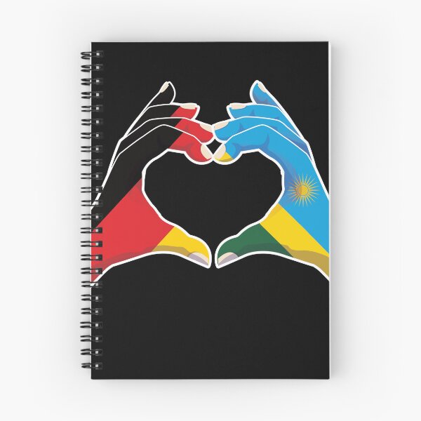 Item preview, Rwanda Rwandan Rwandese Germany German Love Heart Peace designed and sold by FlagX.