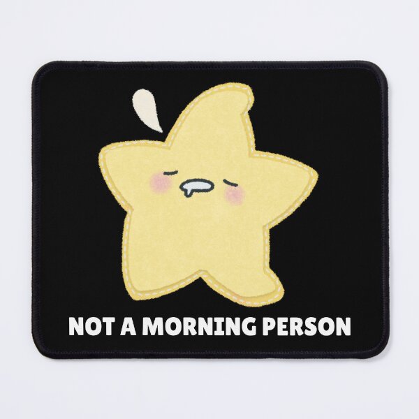 Item preview, Not a Morning Person Starfish designed and sold by FrescoNat.