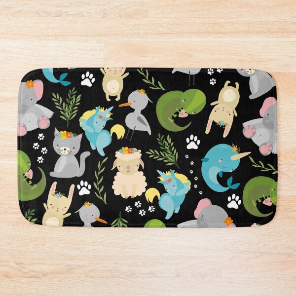 Item preview, The Cutest Zoo You've Ever Seen (black) designed and sold by Dorina Larsdotter.