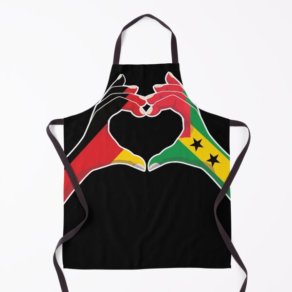 Item preview, Sao Tome and Principe Sao Tomean Germany German Love Heart Peace designed and sold by FlagX.