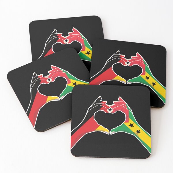 Item preview, Sao Tome and Principe Sao Tomean Germany German Love Heart Peace designed and sold by FlagX.