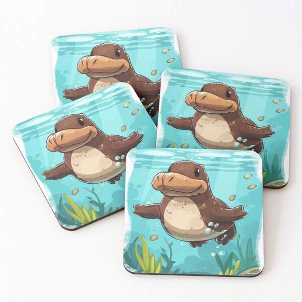 Item preview, Playful Platypus Creek designed and sold by cute-animals99.