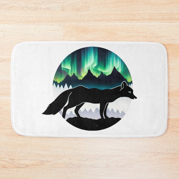 Item preview, Artic Fox With Northern Lights designed and sold by PlanetMarker.