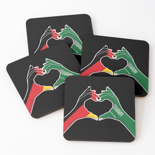Item preview, Saudi Arabia Saudi Arabian Germany German Love Heart Peace designed and sold by FlagX.