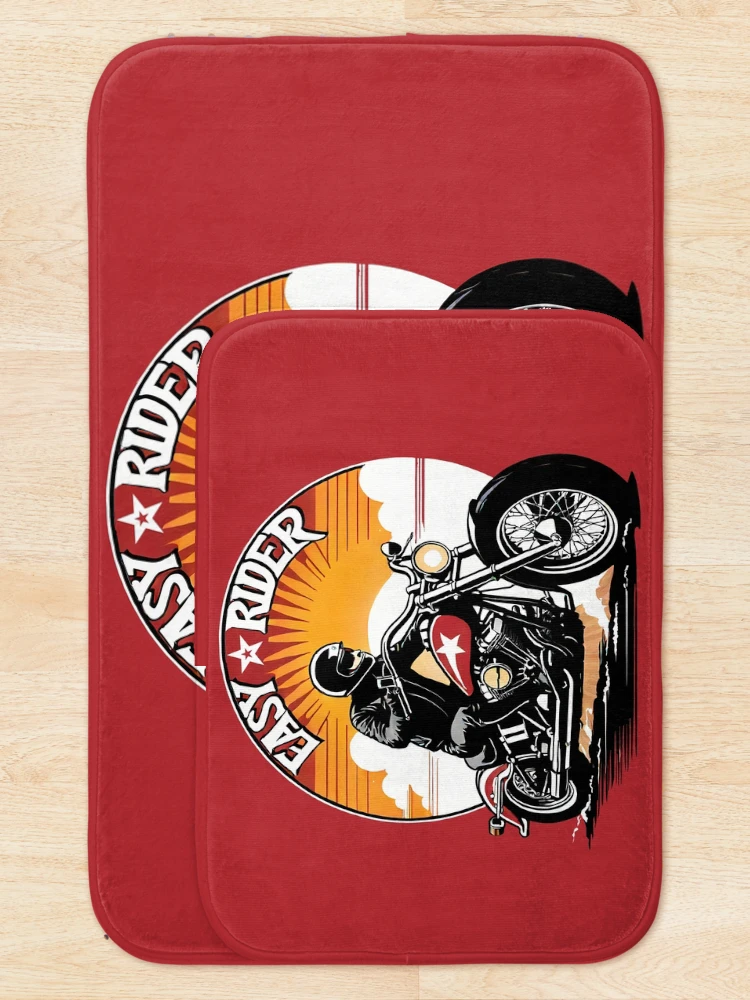 Thumbnail 5 of 6, Bath Mat, Easy Rider designed and sold by TaevasDesign.