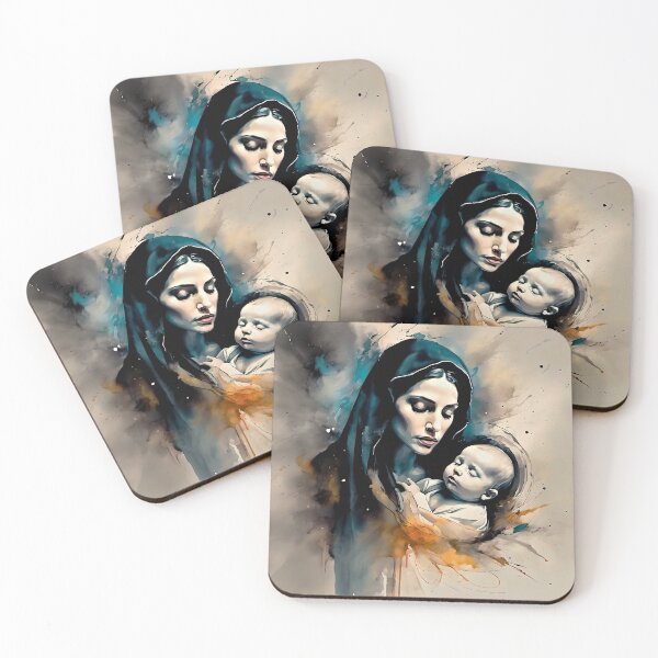 Item preview, Mother of God with baby Jesus designed and sold by bogfl.
