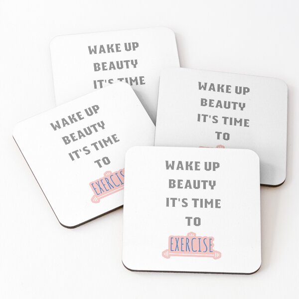 Item preview, Wake up beauty it's time to exercise  designed and sold by HYF005.