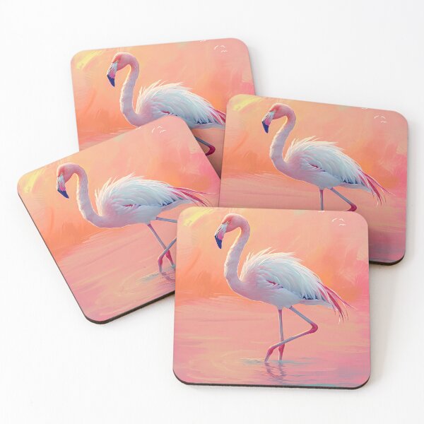 Artikelvorschau, Flamingo-Sonnenaufgang entworfen und verkauft von cute-animals99.