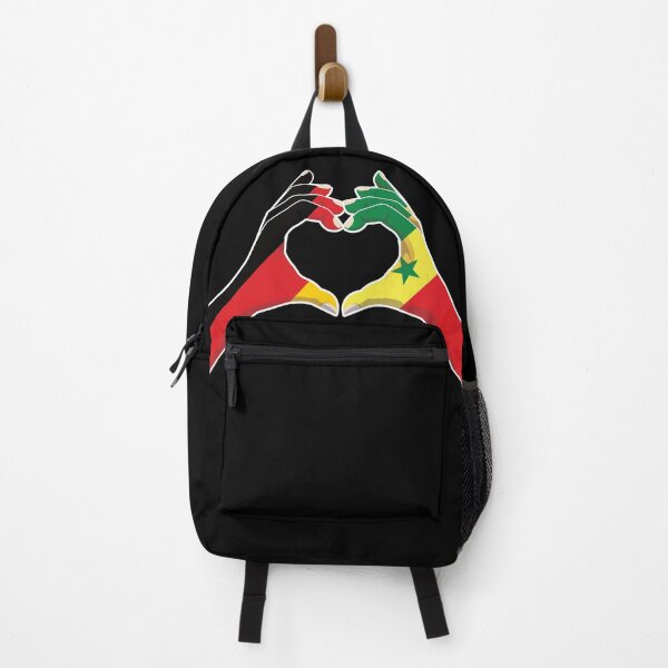 Item preview, Senegal Senegalese Germany German Love Heart Peace designed and sold by FlagX.