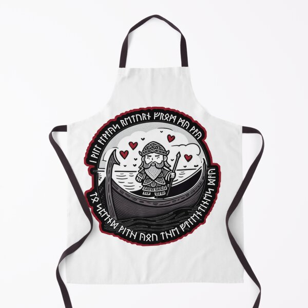 Item preview, Valentine's Day Viking Boatman designed and sold by KramRadgosta.