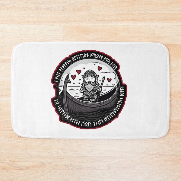 Item preview, Valentine's Day Viking Boatman designed and sold by KramRadgosta.