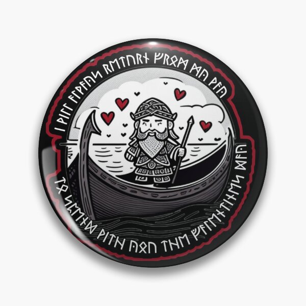 Item preview, Valentine's Day Viking Boatman designed and sold by KramRadgosta.