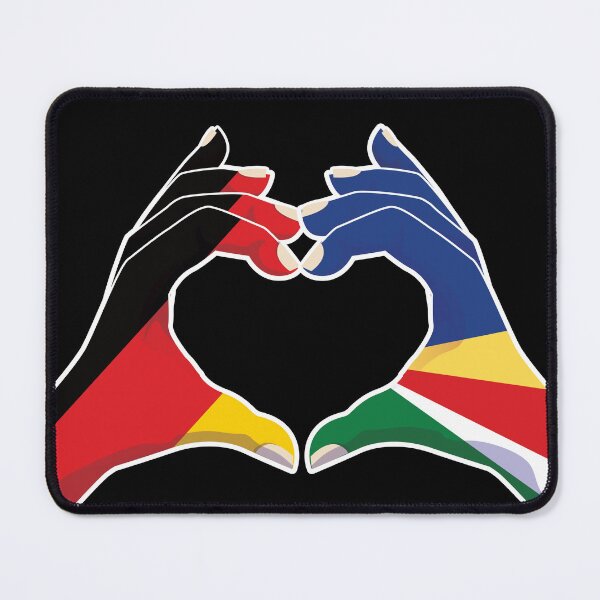 Item preview, Seychelles Seychellois Germany German Love Heart Peace designed and sold by FlagX.