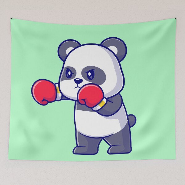 Item preview, Panda Pugilist: Cute Boxing Panda designed and sold by hjian8219.