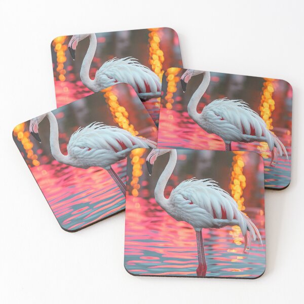 Artikelvorschau, Anmutiger Sonnenaufgangsflamingo entworfen und verkauft von cute-animals99.