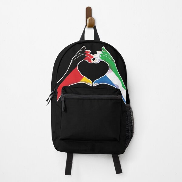 Item preview, Sierra Leone Sierra Leonean Germany German Love Heart Peace designed and sold by FlagX.