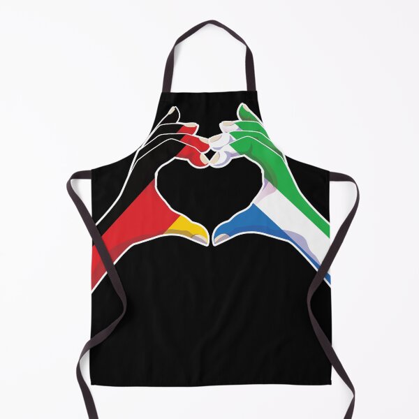Artikelvorschau, Sierra Leone Sierra Leonean Deutschland Deutsche Liebe Herz Frieden entworfen und verkauft von FlagX.