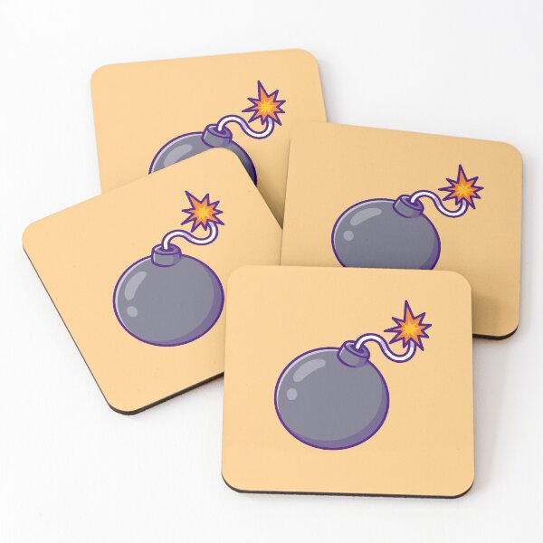 Item preview, Whimsical Boom: Floating Bomb Cartoon Icon designed and sold by hjian8219.