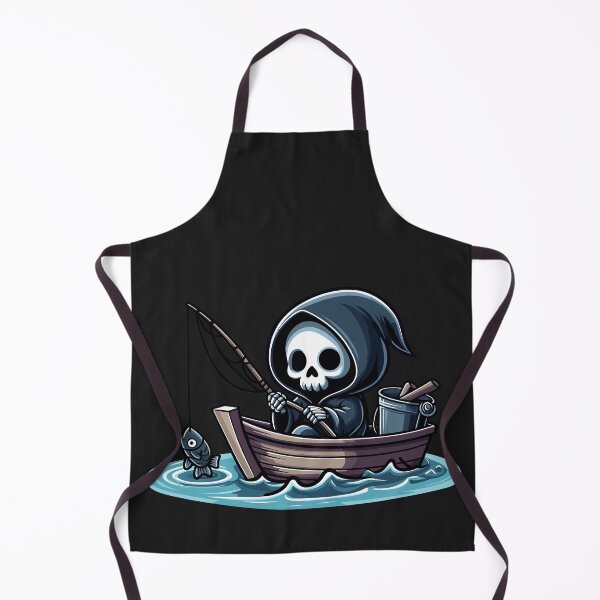 Item preview, Cute Grim Reaper Fishing designed and sold by Kawaii-n-Spice.