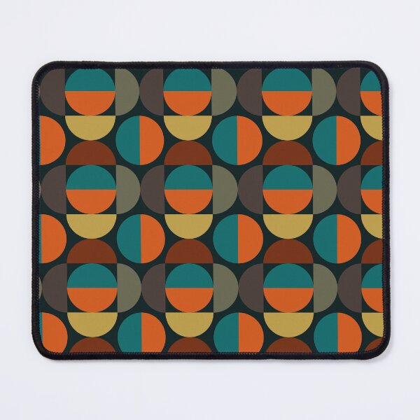 Item preview, retro 1970s style mid century abstract pattern designed and sold by pauloneill-art.