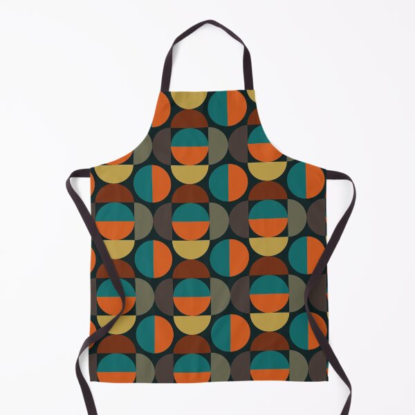 Item preview, retro 1970s style mid century abstract pattern designed and sold by pauloneill-art.