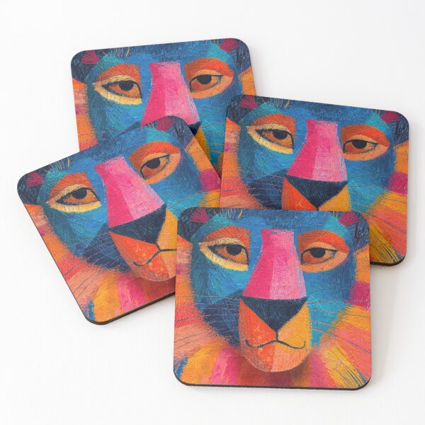 Item preview, Lion Artwork Colorful designed and sold by ArtHouseNiklas.