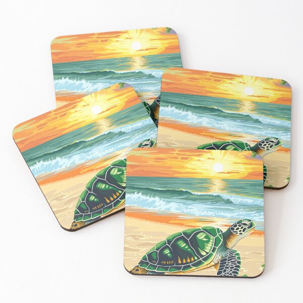 Item preview, Tropical Turtle Delight designed and sold by cute-animals99.