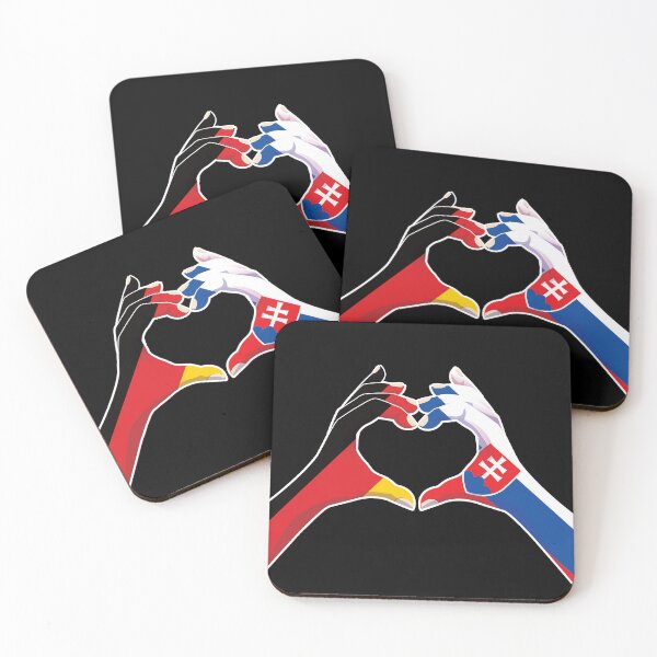 Item preview, Slovakia Slovakian Germany German Love Heart Peace designed and sold by FlagX.