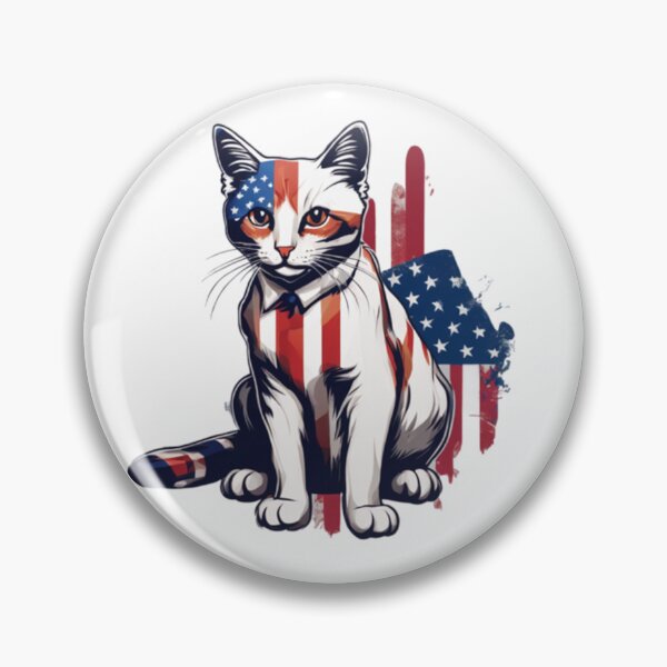 Item preview,  Cute Cat  American Style designed and sold by bbigbxss.