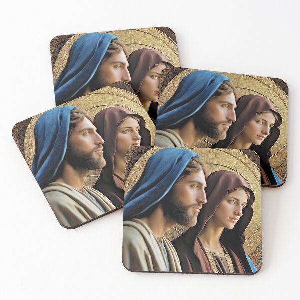 Item preview, Image with Holy Virgin and Saint Joseph together designed and sold by bogfl.