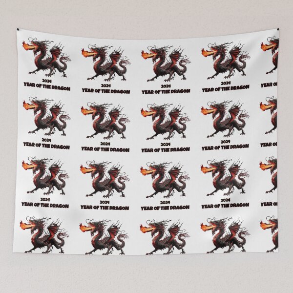 Item preview, Black dragon 2024 year of the dragon designed and sold by Coolparrotgirl.