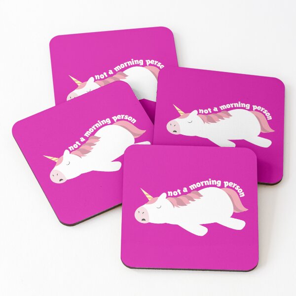 Item preview, Not a Morning Person Unicorn designed and sold by FrescoNat.