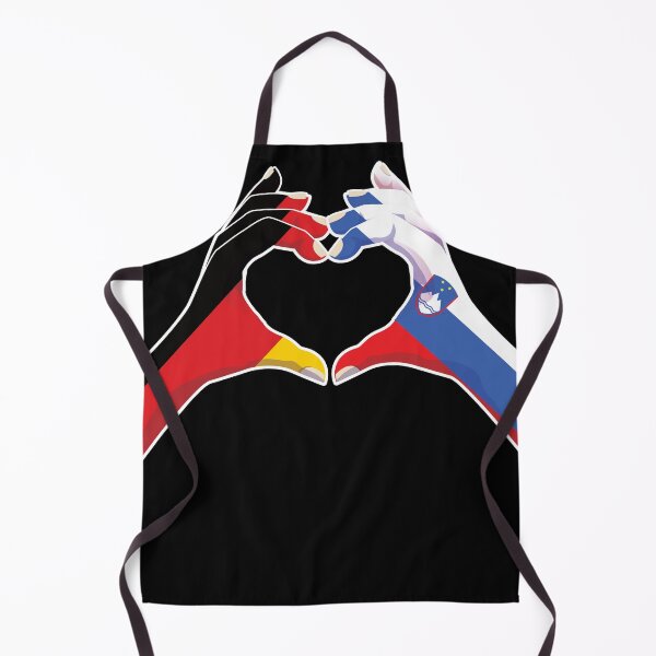 Item preview, Slovenia Slovene Germany German Love Heart Peace designed and sold by FlagX.