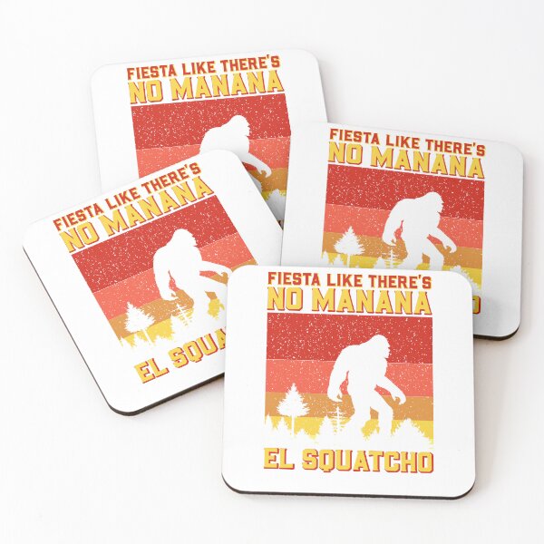 Item preview, Funny No Manana El Squatcho Western Bigfoot Mexican Vintage designed and sold by roboartpixel.