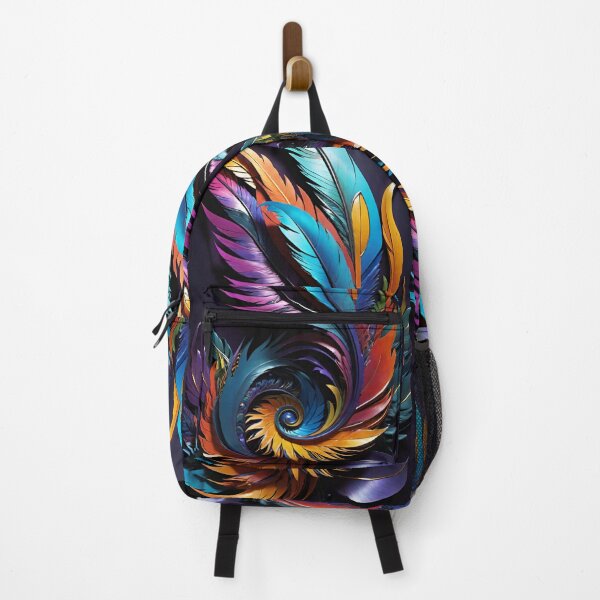 Item preview, Colorful feathers painting designed and sold by Chantel Fourie.