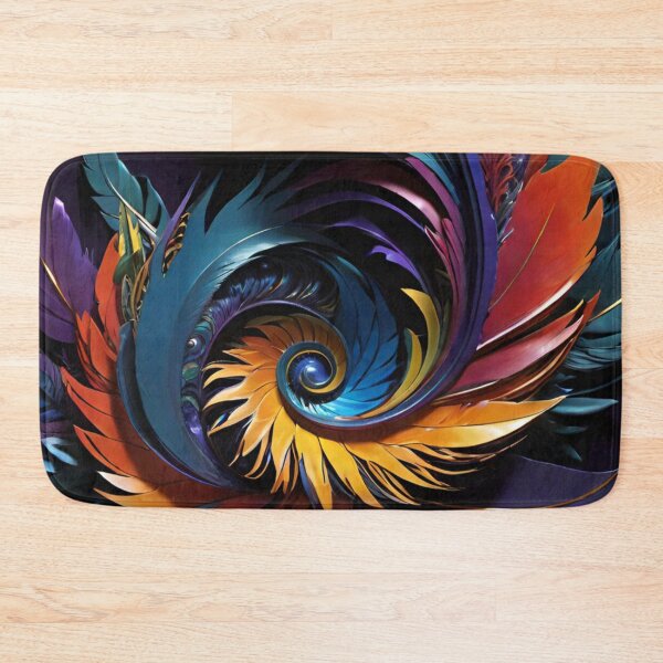 Item preview, Colorful feathers painting  designed and sold by Chantel Fourie.